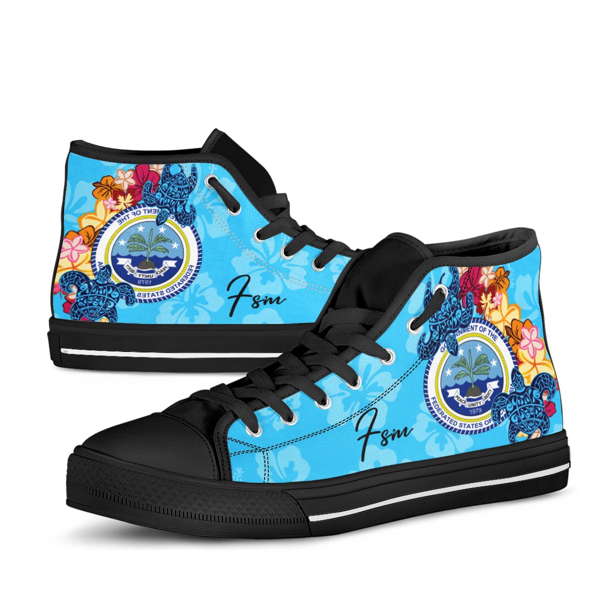 Federated States of Micronesia High Top - Tropical Style - Polynesian Pride