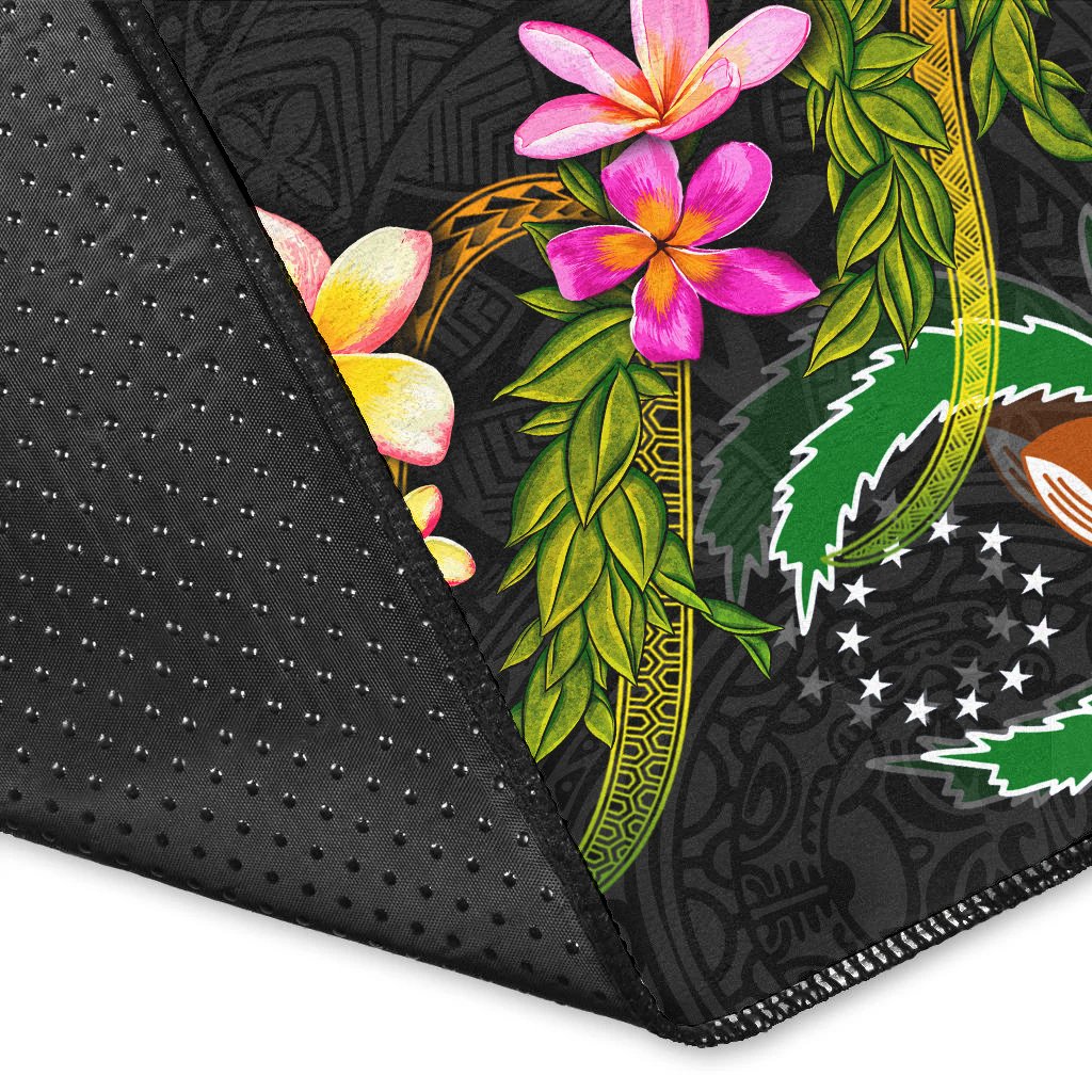 Pohnpei Polynesian Area Rug - Plumeria Tribal - Polynesian Pride