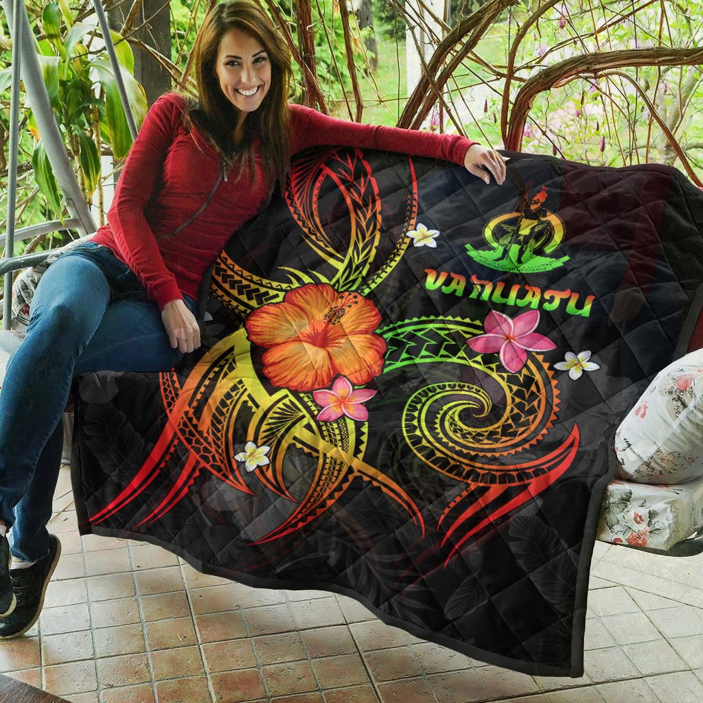 Vanuatu Polynesian Premium Quilt - Legend of Vanuatu (Reggae) - Polynesian Pride