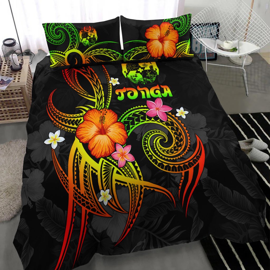 Tonga Polynesian Bedding Set - Legend of Tonga (Raggae) - Polynesian Pride
