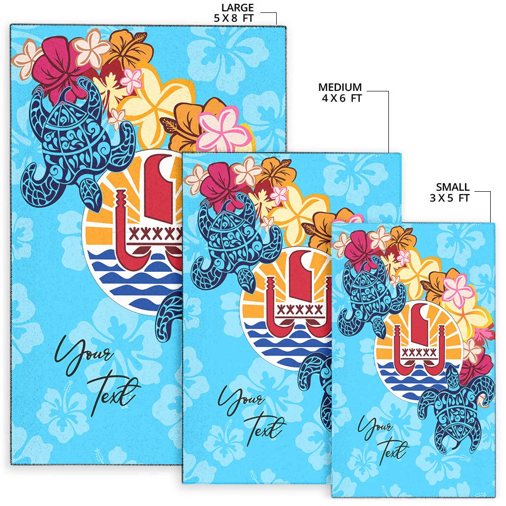 French Polynesia Area Rug - Custom Personalised Tropical Style - Polynesian Pride