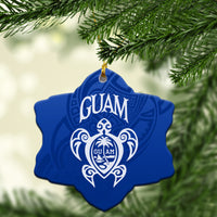 Guam Turtle Tribal Christmas Ornament - LT12 - Polynesian Pride