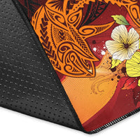 Kosrae Area Rugs - Tribal Tuna Fish - Polynesian Pride