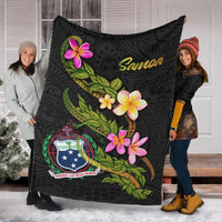 Samoa Polynesian Blanket - Plumeria Tribal - Polynesian Pride