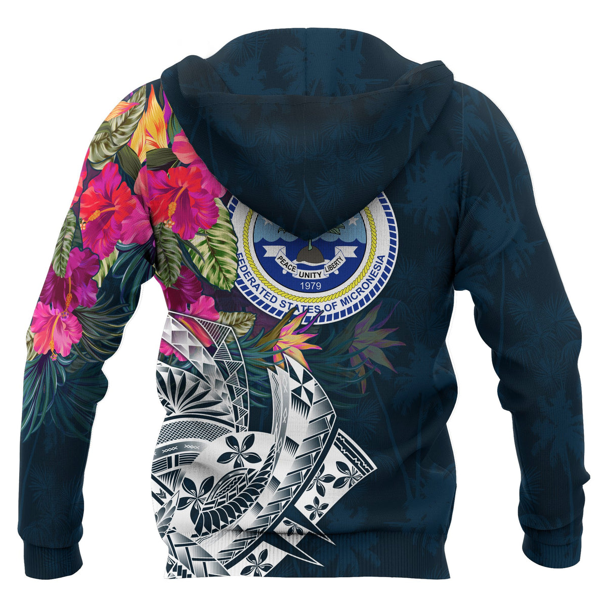 Federated States of Micronesia Hoodie Summer Vibes - Polynesian Pride