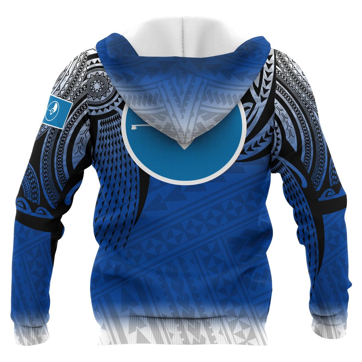 Yap Micronesia Zip up Hoodie Tattoo Pattern - Polynesian Pride