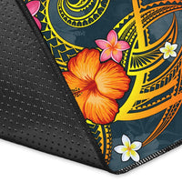 Marshall Islands Polynesian Area Rug - Legend of Marshall Islands (Blue) - Polynesian Pride