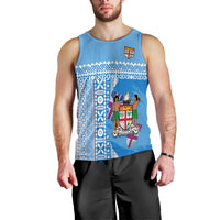Fiji Dreamy Men Tank Top Tapa Pattern LT13 - Polynesian Pride