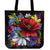 Hibiscus Flower Beautiful Tote Bag Tote Bag One Size Black - Polynesian Pride
