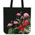 Hibiscus Flamingo Tote Bag Tote Bag One Size Black - Polynesian Pride