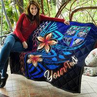 Fiji Custom Personalised Premium Quilt - Vintage Tribal Mountain - Polynesian Pride