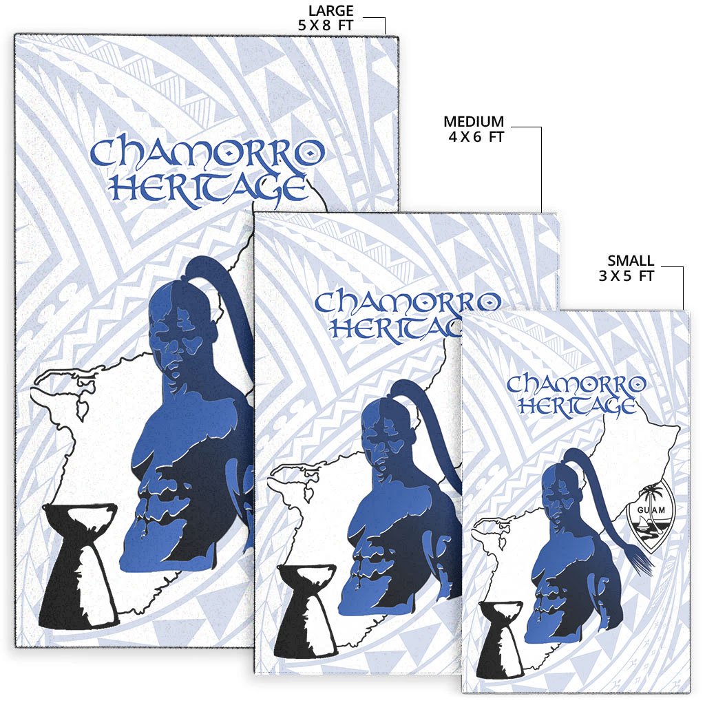 Guam Area Rug - Chamorro Heritage Ver 2 - Polynesian Pride