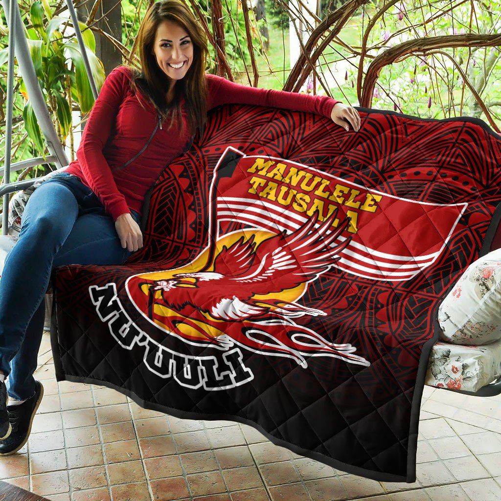 American Samoa Premium Quilt - Manulele Tausala Nuuuli (Ver 2) - Polynesian Pride