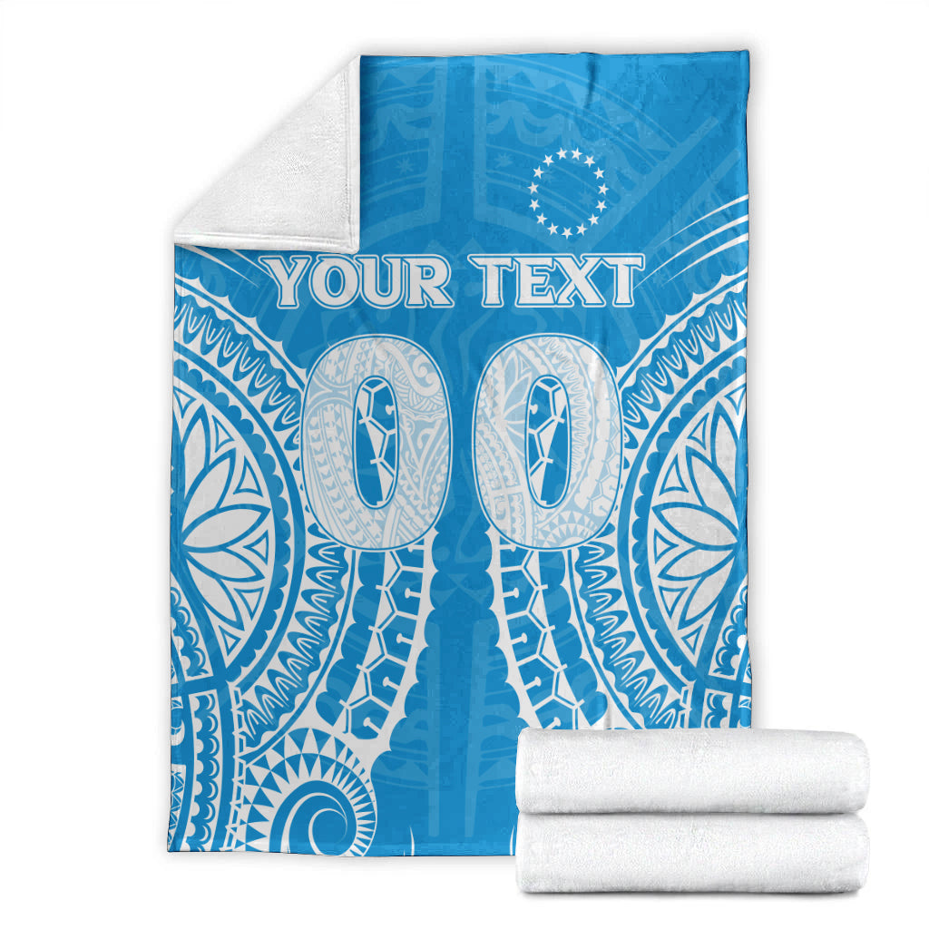 (Custom Personalised) Cook Islands Tongareva Blanket - Tribal Pattern - LT12 - Polynesian Pride