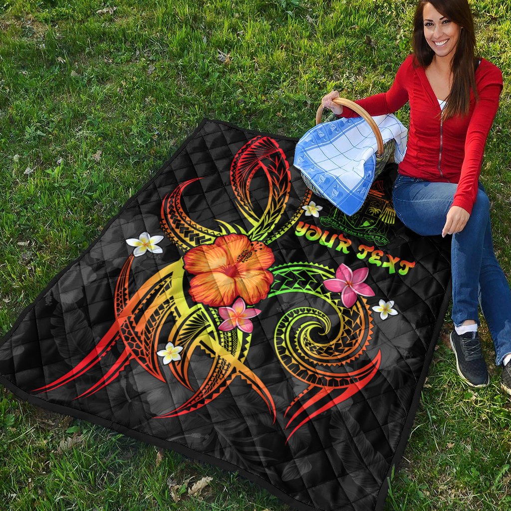 Fiji Polynesian Personalised Premium Quilt - Legend of Fiji (Reggae) - Polynesian Pride