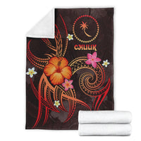 Chuuk Polynesian Premium Blanket - Legend of Chuuk (Red) - Polynesian Pride