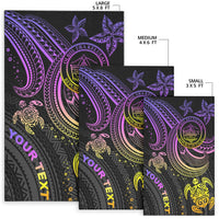 Palau Custom Personalised Area Rug - Pink Turtle - Polynesian Pride