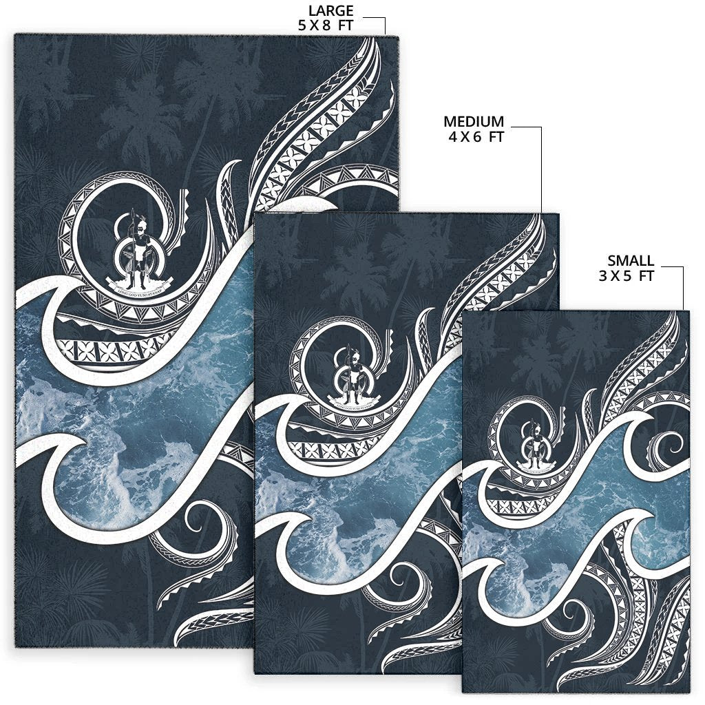 Vanuatu Polynesian Area Rug - Ocean Style - Polynesian Pride