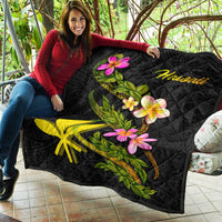 Hawaii Polynesian Quilt - Plumeria Tribal - Polynesian Pride