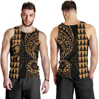 Hawaii Warrior Men's Tank Top Gold Gold - Polynesian Pride