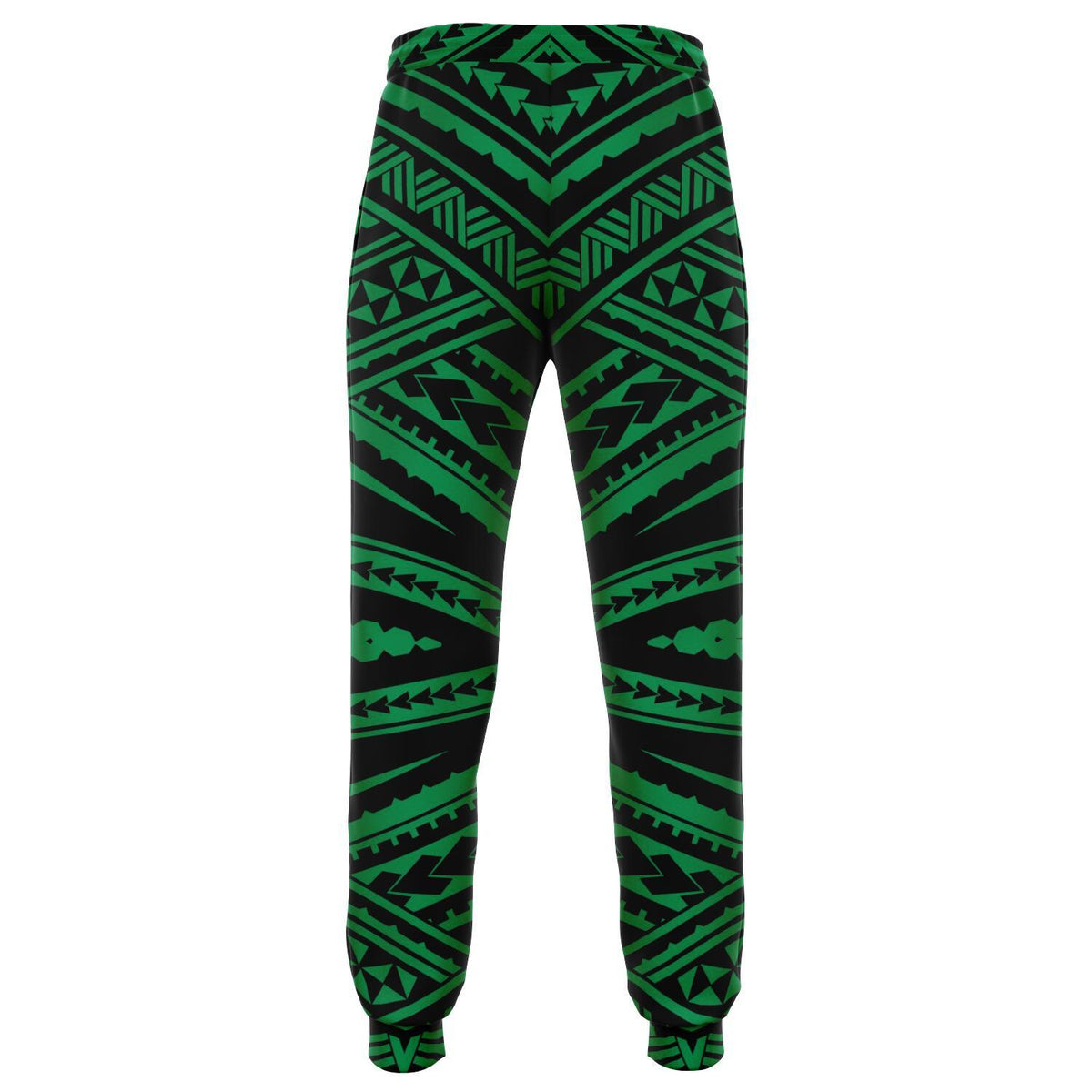 Polynesian Tatau Green Joggers - Polynesian Pride