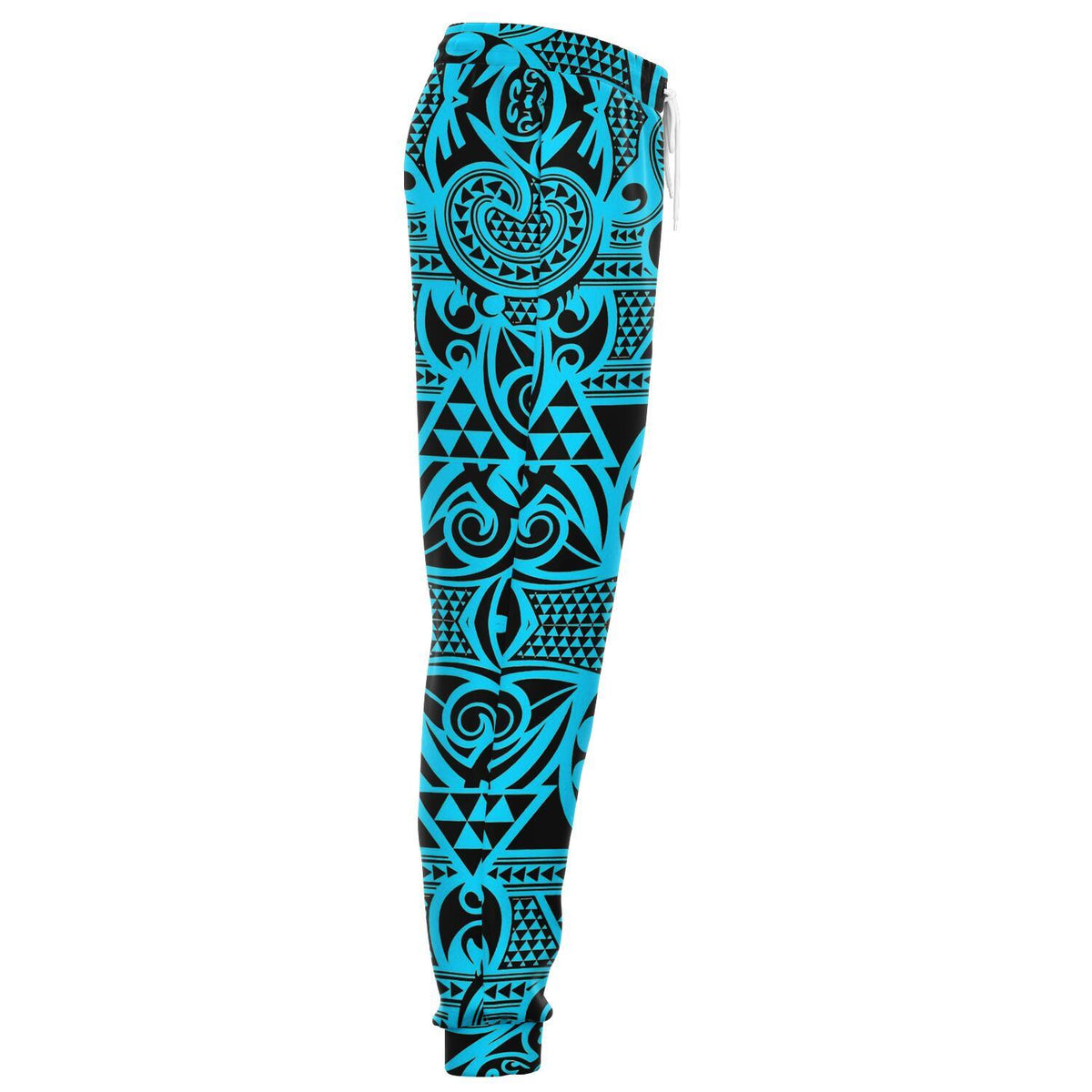 Polynesian Kakau Turtle Blue Joggers - Polynesian Pride