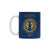The Northern Mariana Islands Passport White Mug One Style One Size Blue - Polynesian Pride