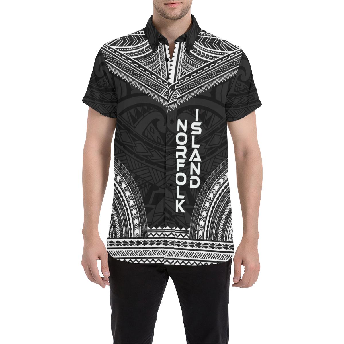 Norfolk Island Polynesian Chief Shirt - Black Version - Polynesian Pride