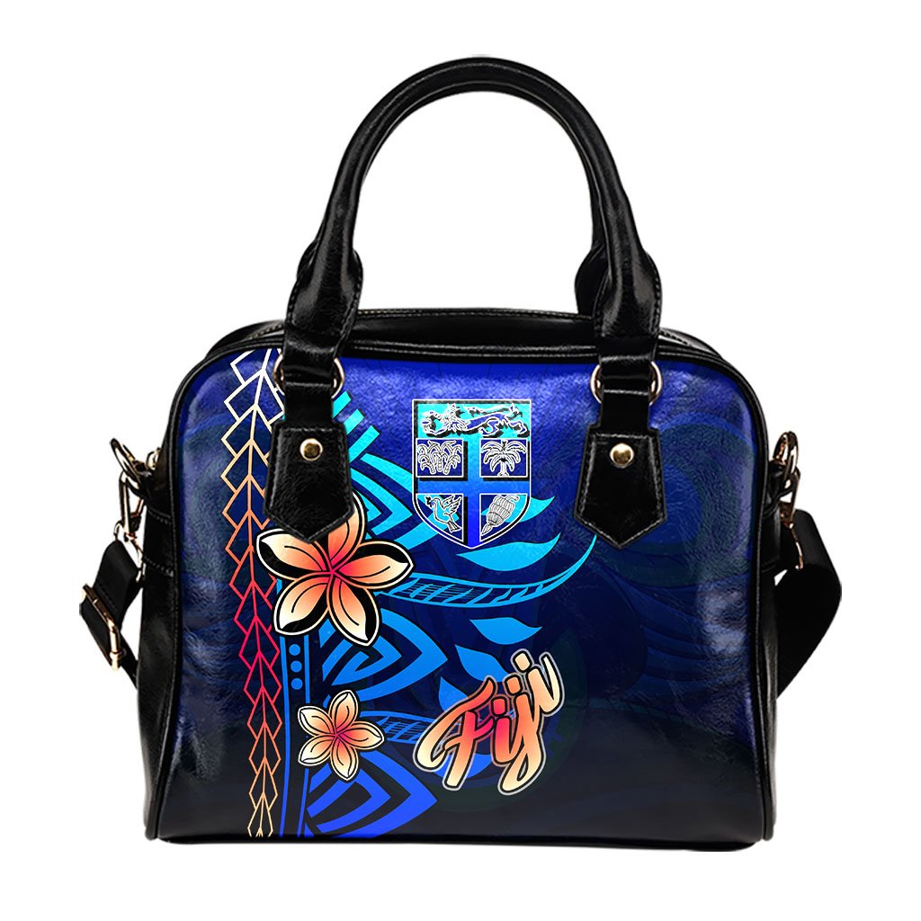 Fiji Shoulder Handbag - Vintage Tribal Mountain - Polynesian Pride