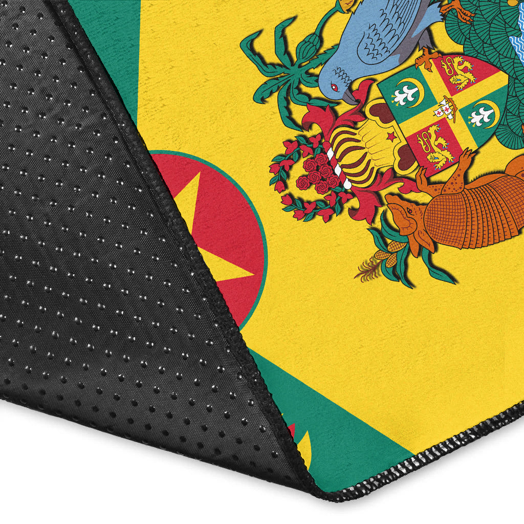 Grenada Area Rug Power Grenada Mix Coat of Arms LT13 - Polynesian Pride