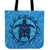 Turtle Polynesia Sea Tote Bag Tote Bag One Size Blue - Polynesian Pride