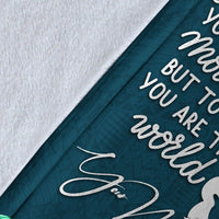 (Custom Personalised) Nauru Mothers Day With Green Turtle Blanket - LT12 - Polynesian Pride