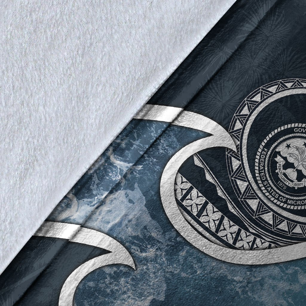 FSM Islands Polynesian Premium Blanket - Ocean Style - Polynesian Pride