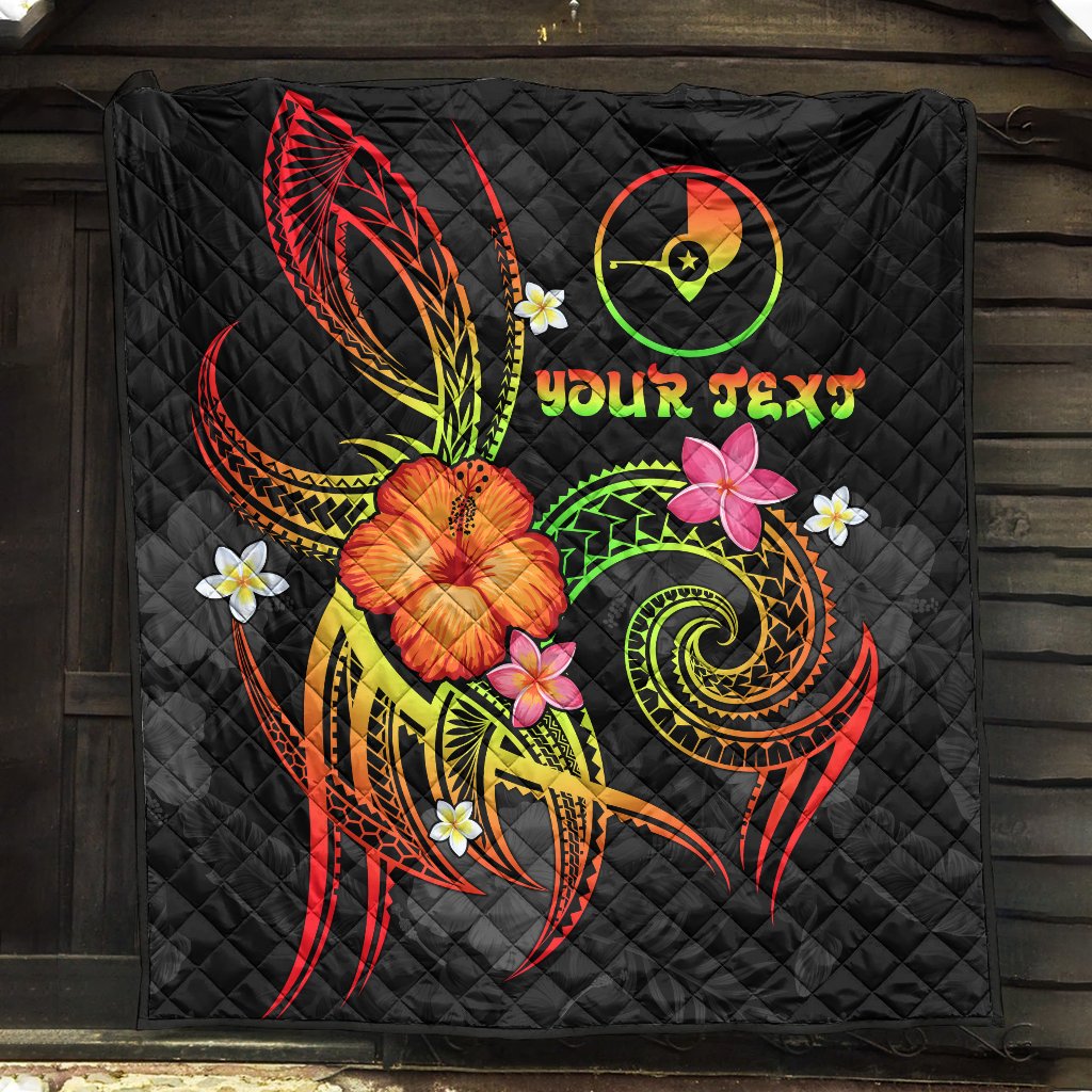 YAP Polynesian Personalised Premium Quilt - Legend of YAP (Reggae) - Polynesian Pride