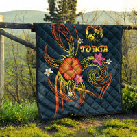 Tonga Polynesian Premium Quilt - Legend of Tonga (Blue) - Polynesian Pride