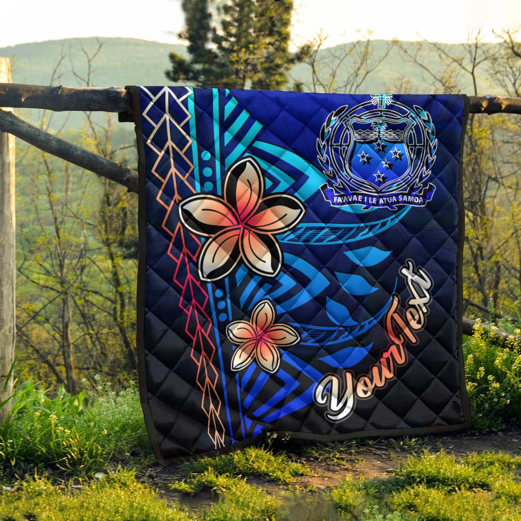 Samoa Custom Personalised Premium Quilt - Vintage Tribal Mountain - Polynesian Pride