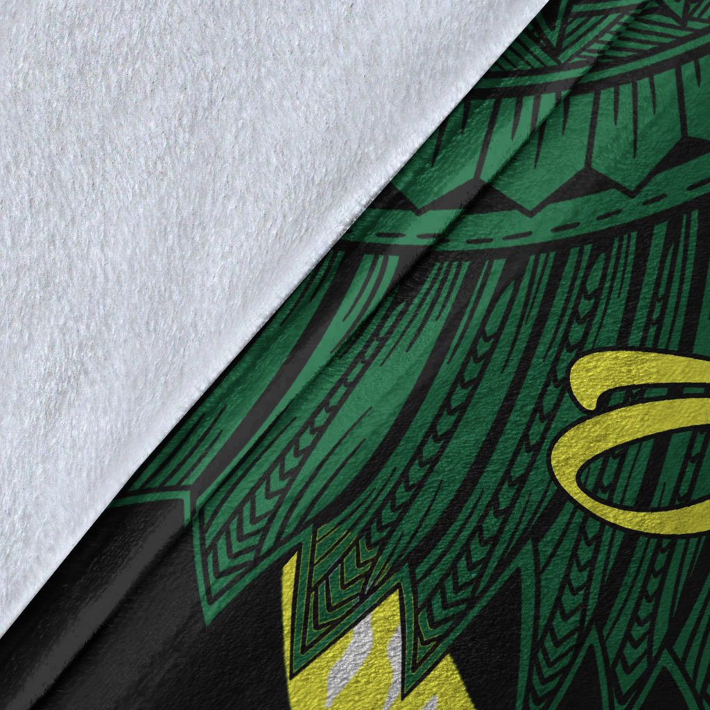 Papua New Guinea Oro Province Polynesian Blanket - Tribal Wave Tattoo - Polynesian Pride