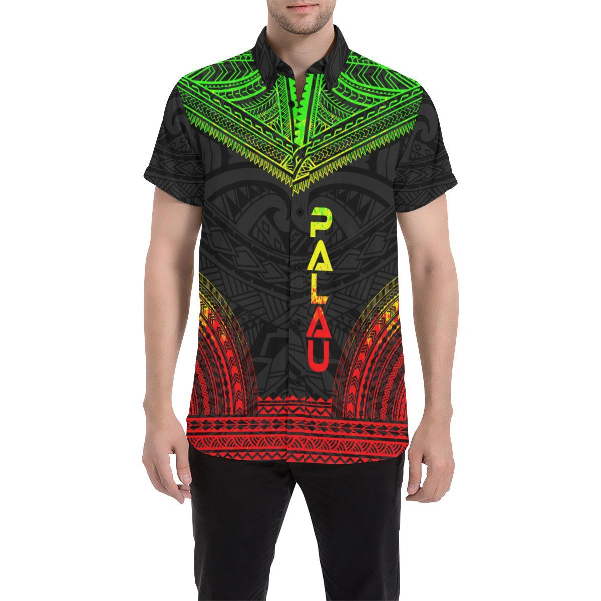 Palau Polynesian Chief Shirt - Reggae Version - Polynesian Pride