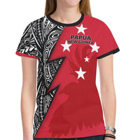 Papua New Guinea All Over T Shirt Papua New Guinea Flag Polynesian Tattoo - Polynesian Pride