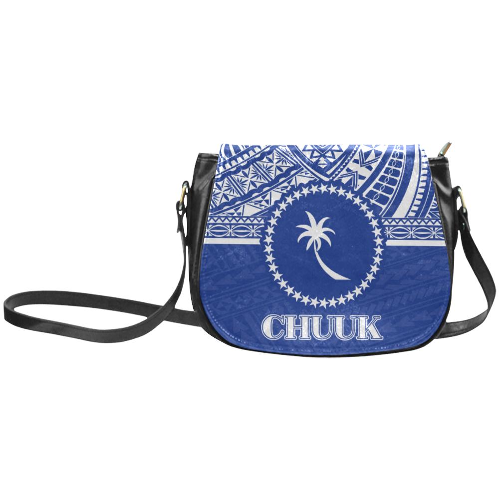 Chuuk States Classic Saddle Bag - Blue Version Chuuk Small Blue - Polynesian Pride
