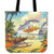 Hawaii Modern Tote Bag Tote Bag One Size Black - Polynesian Pride