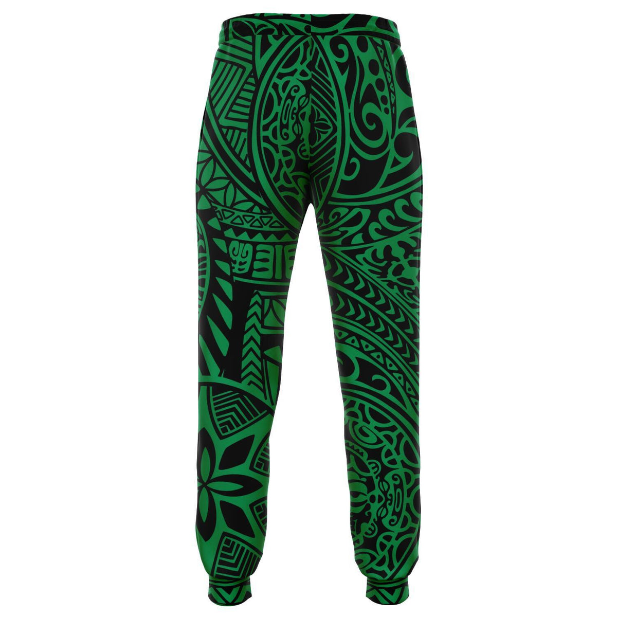Polynesian Hawaiian Style Tribal Tattoo Green Joggers - Polynesian Pride