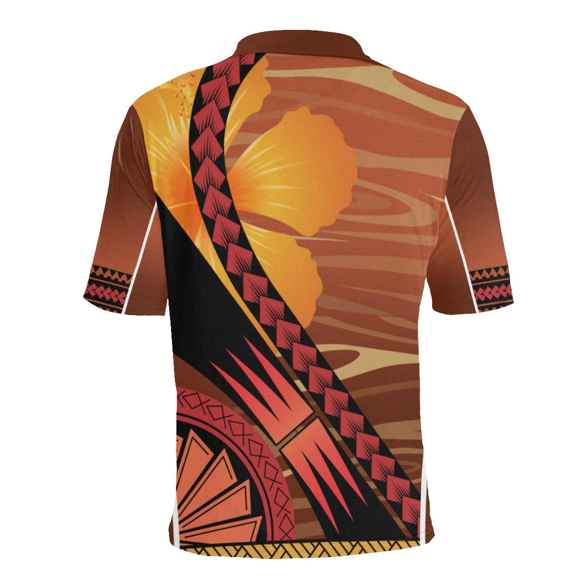 Kosrae All Over Print Polo Shirt Kosrae Flag Sport Style - Polynesian Pride