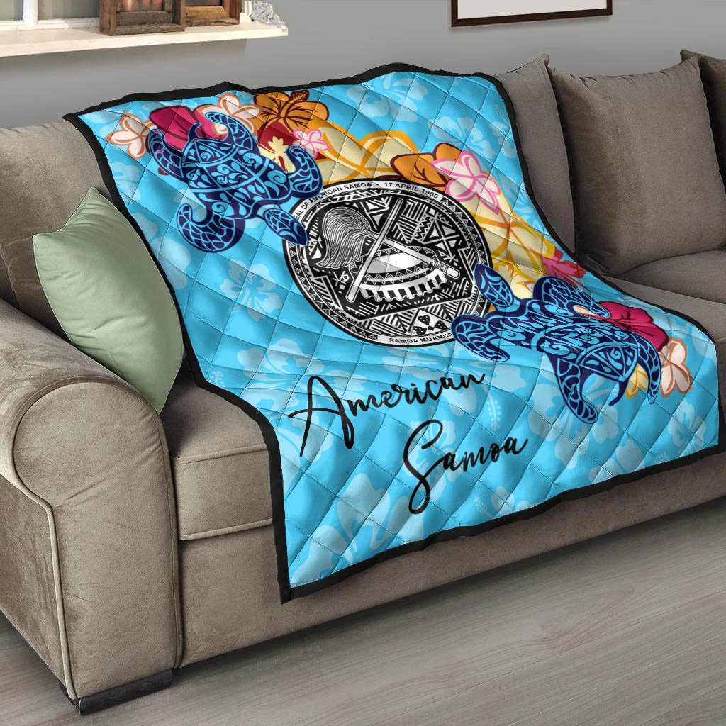 American Samoa Premium Quilt - Tropical Style - Polynesian Pride