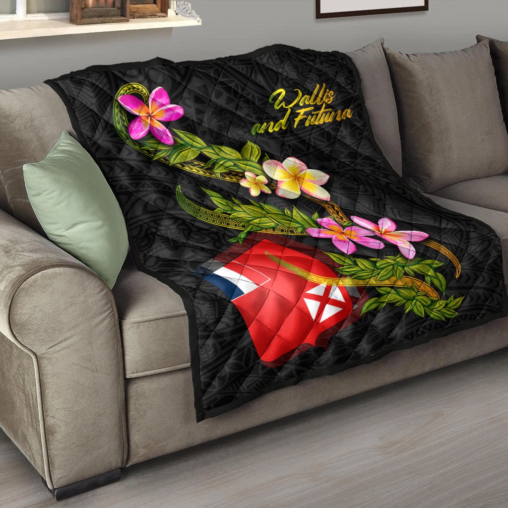 Wallis and Futuna Polynesian Quilt - Plumeria Tribal - Polynesian Pride