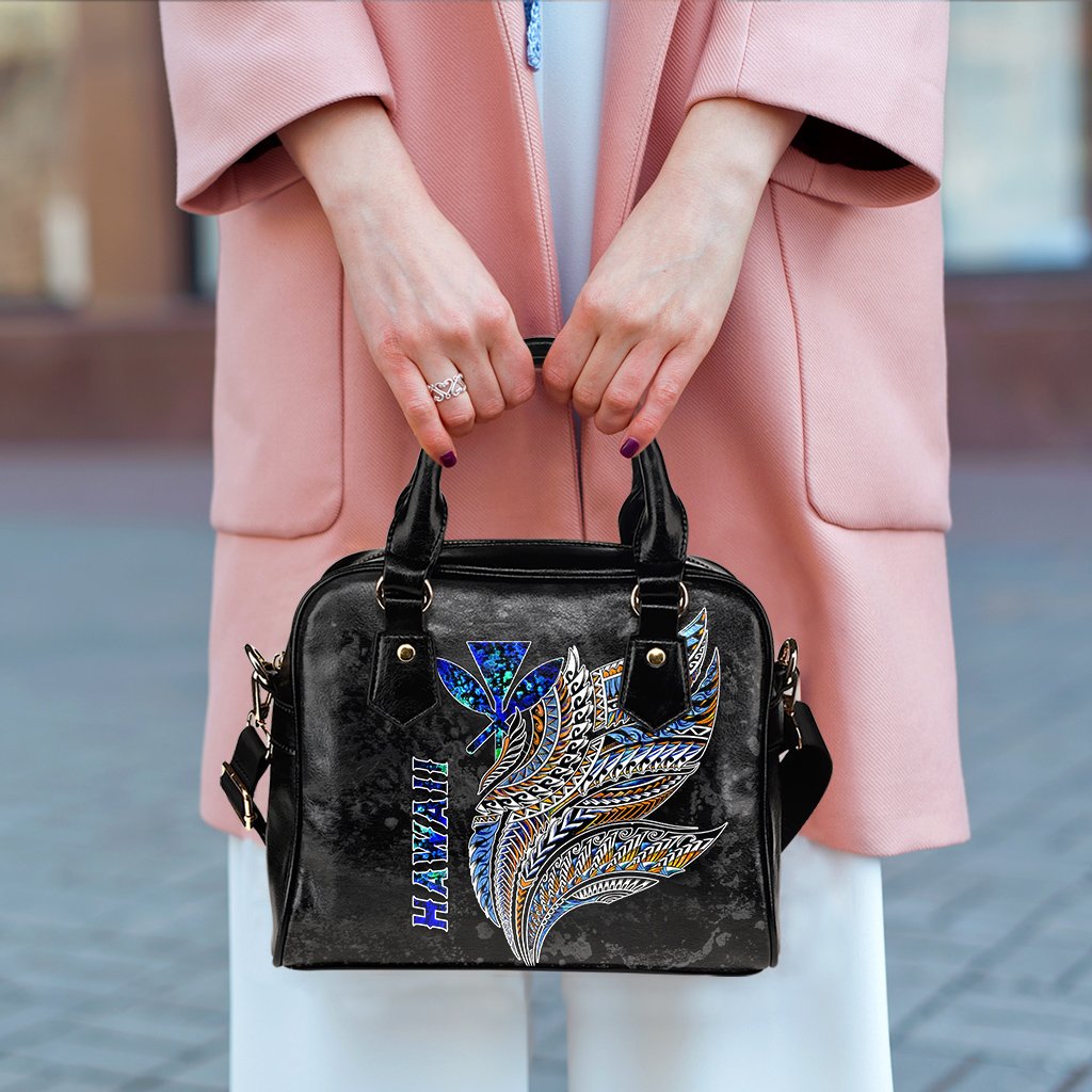 Hawaii Polynesian Shoulder Handbag - Polynesian Wings - Polynesian Pride