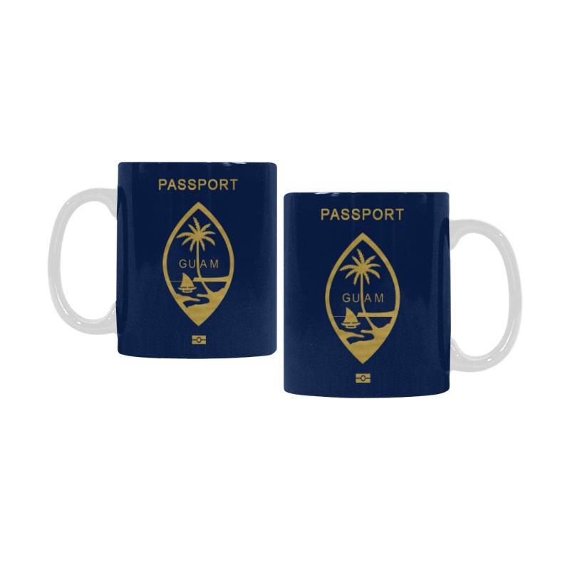 Guam Passport White Mug - Polynesian Pride