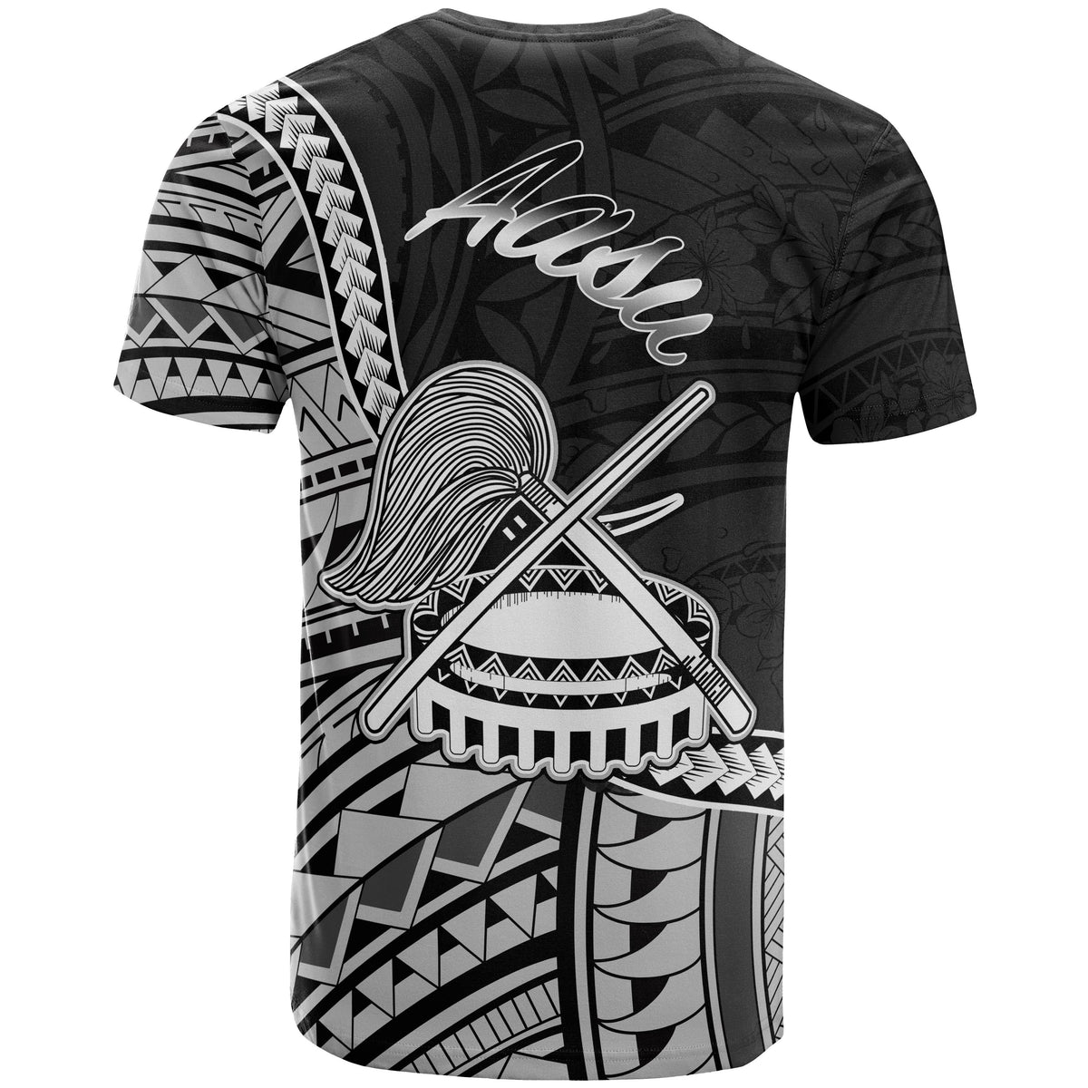 American Samoa T Shirt Aasu Polynesian Patterns - Polynesian Pride