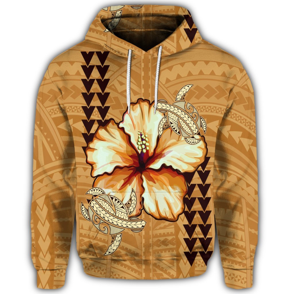 Hawaiian Hawaiian Vintage Hibiscus Hoodie - Polynesian Pride
