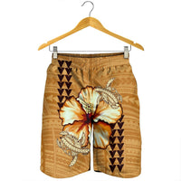 Hawaiian Vintage Hibiscus Men's Shorts AH - Polynesian Pride